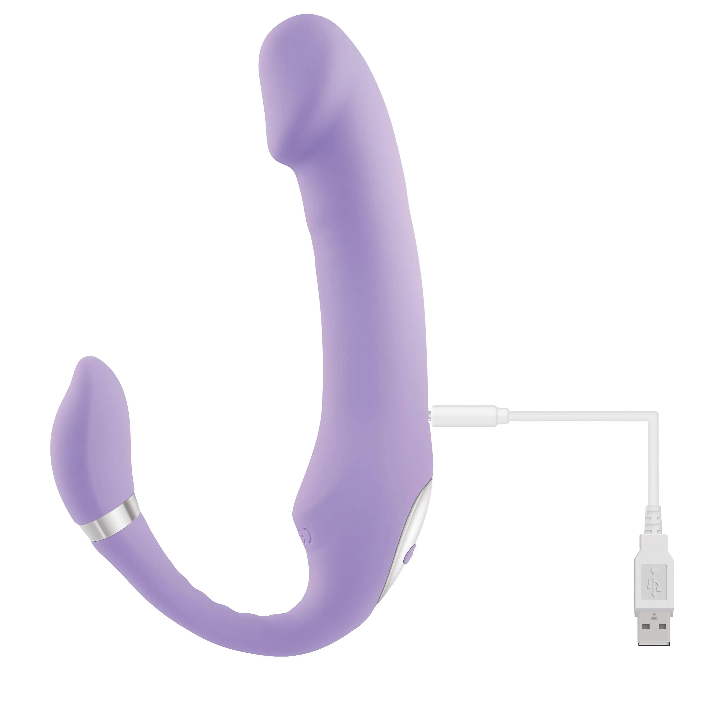 Evolved - Gender X Orgasmic Orchid Bendable C Shaped Vibrator 7.5 (Purple)