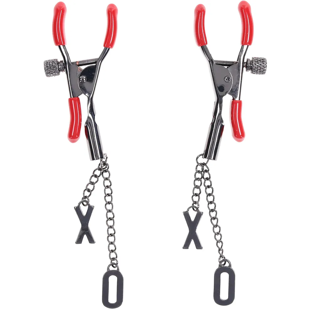 Ex's & Oh's Nipple Clamps