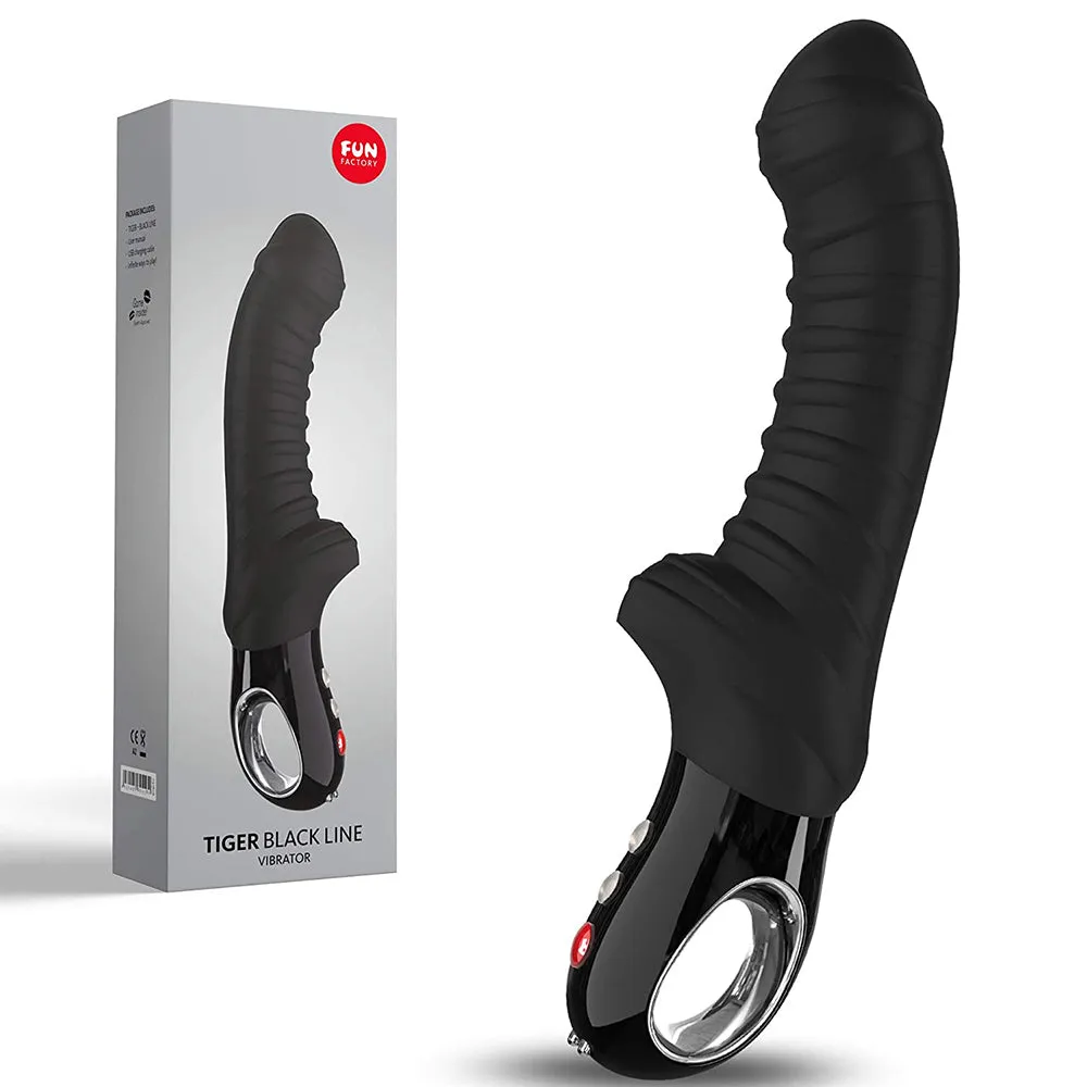 Fun Factory Tiger G5 G Spot Rabbit Vibrator Rechargeable USB Black Line