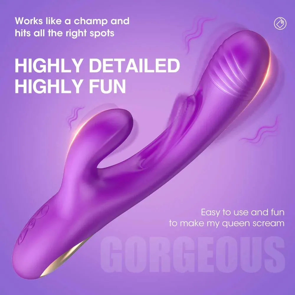 G-Spot Flapping Clit Stimulate Rabbit Vibrator