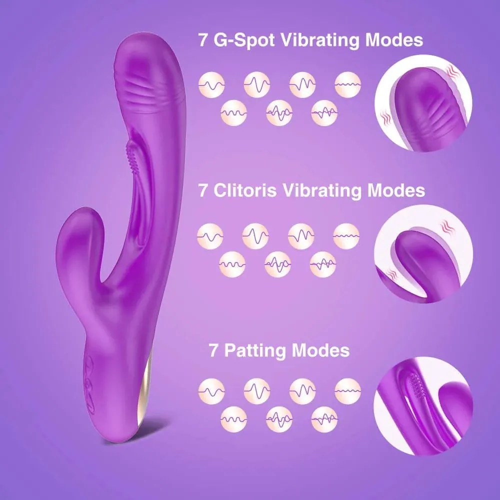 G-Spot Flapping Clit Stimulate Rabbit Vibrator