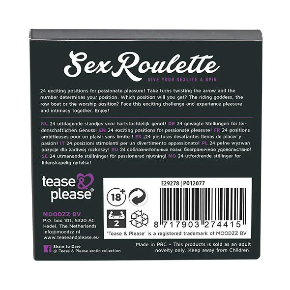 Gioco di Coppia - Sex Roulette KamaSutra