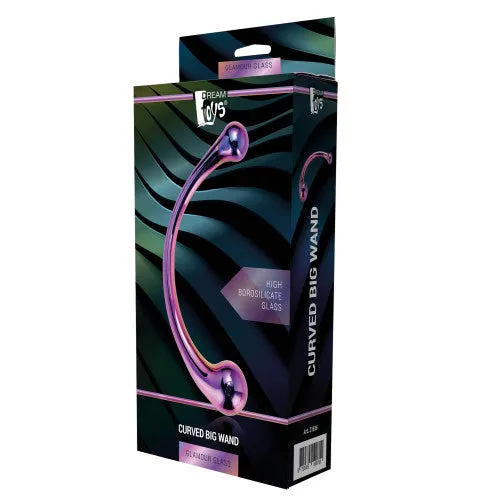 Glamour Glass Curved Big Wand 21cm x Ø 3.8cm