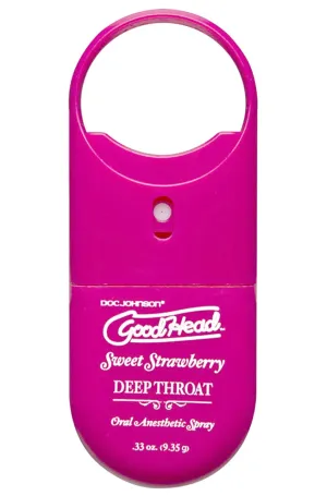 Good Head to Go Deep Throat Spray in Sweet Strawberry