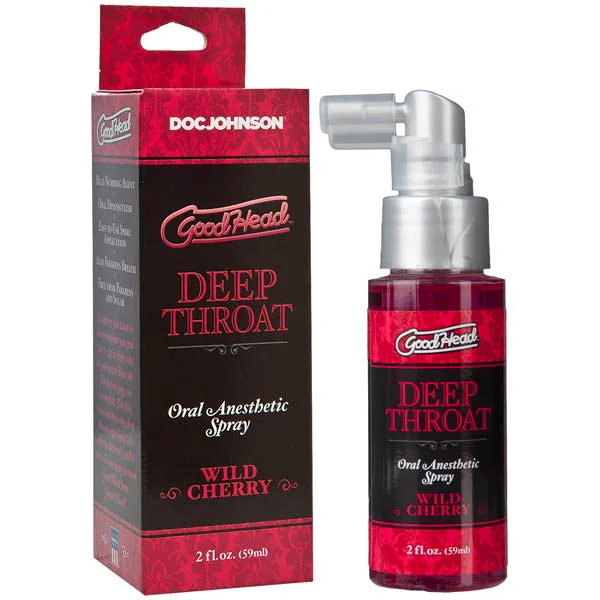 GoodHead Deep Throat Oral Desensitizing Spray CHERRY Sex Lube Desensitizer