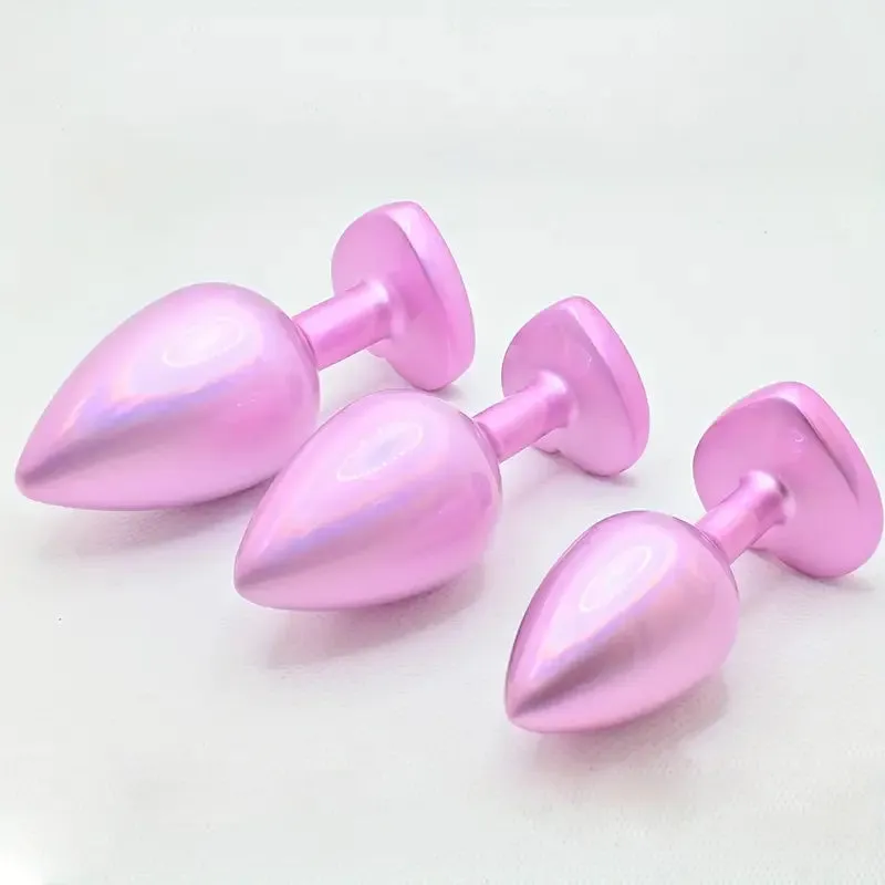 Heart-shaped Anal Plug Gem Base Butt Plug Anal Couple Masturbator