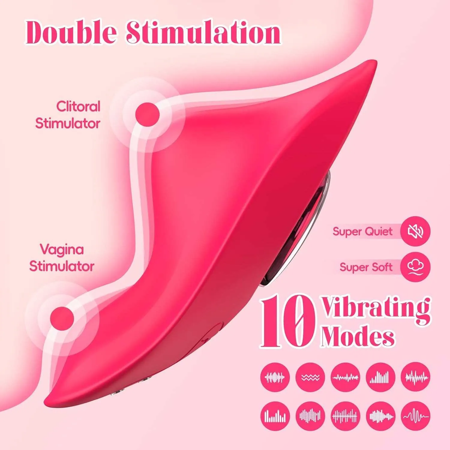 HeartBeat App Vibrating Panties Wearable Couple Vibrator with Remote