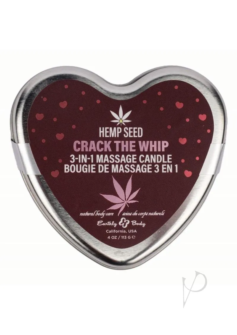 Hemp Seed 3n1 Candle Crack The Whip 4oz