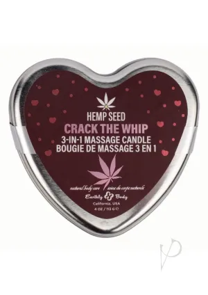 Hemp Seed 3n1 Candle Crack The Whip 4oz