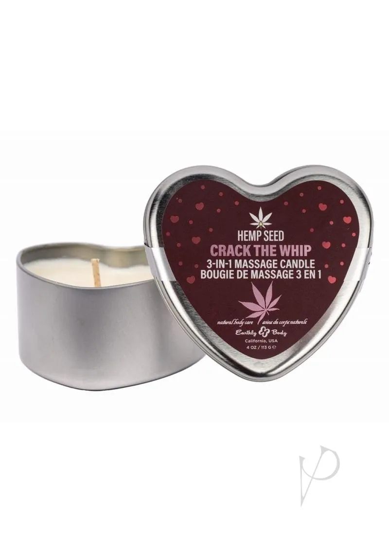 Hemp Seed 3n1 Candle Crack The Whip 4oz