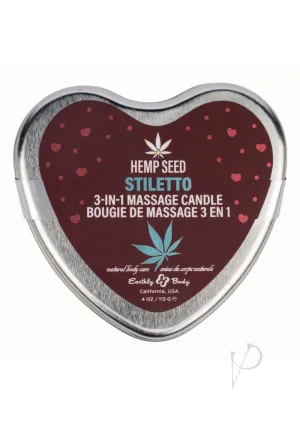 Hemp Seed 3n1 Candle Stiletto 4oz