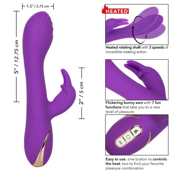 Jack Rabbit Heated Silicone Rotating G Rabbit