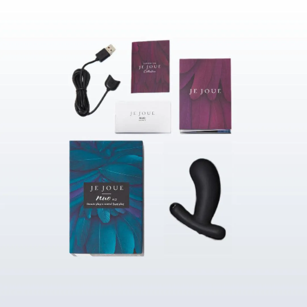 Je Joue Nuo v.2 Vibrating Anal Plug - Black