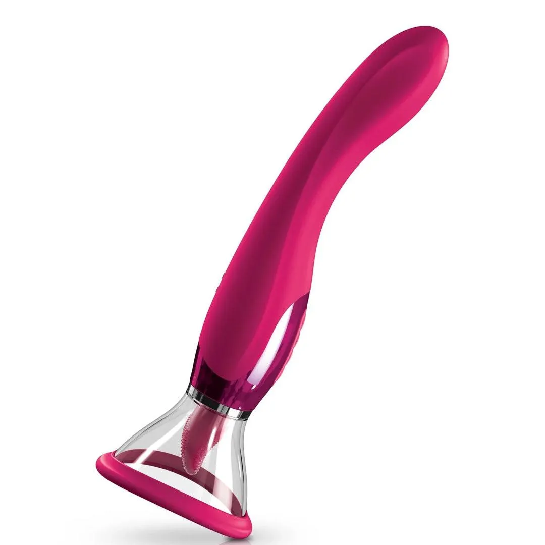 Jimmyjane Apex Double Ended Licking. Sucking G-Spot Vibrator - Pink