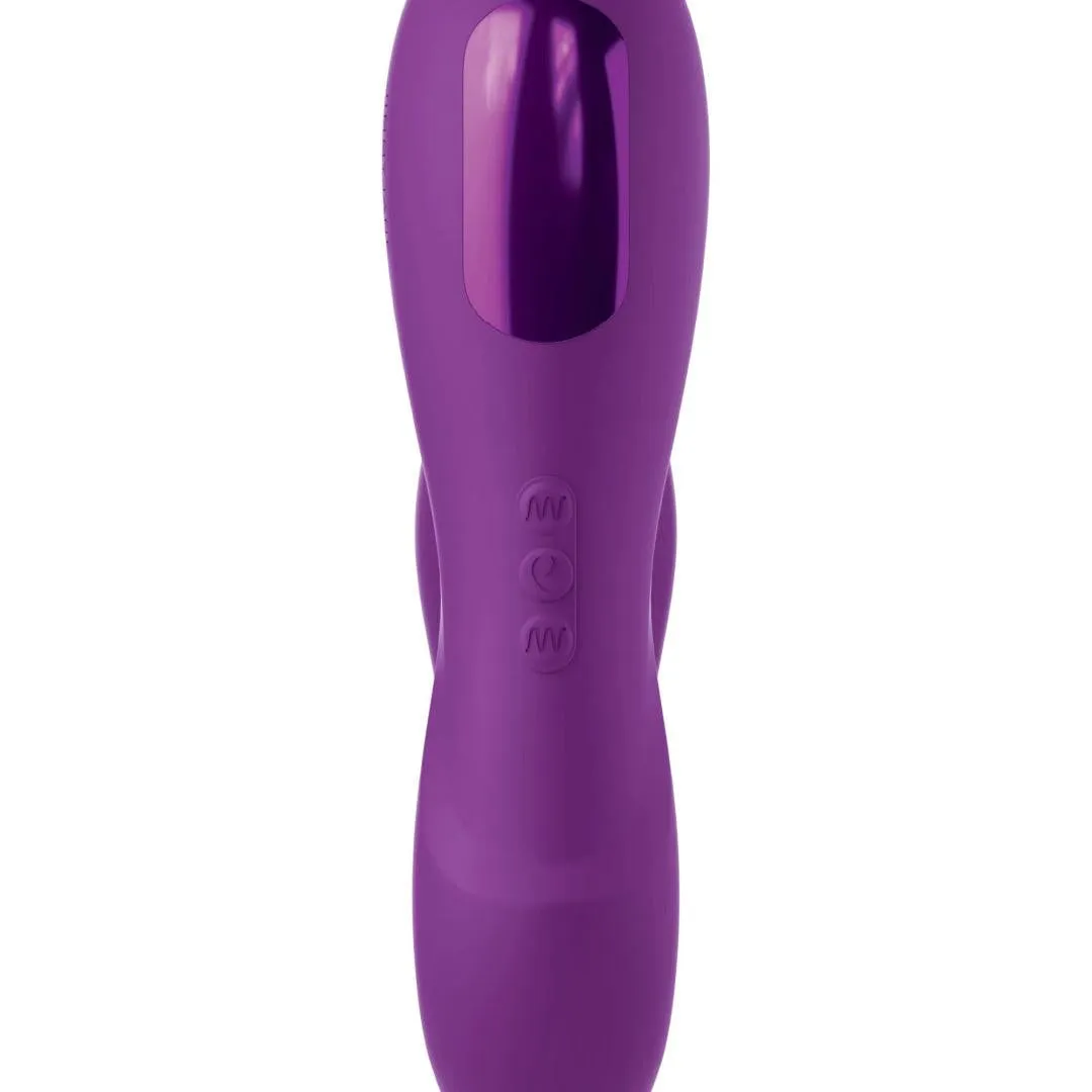 Jimmyjane Reflexx Rabbit 1 G-Spot & Clit Hugging Warming Vibrator - Purple