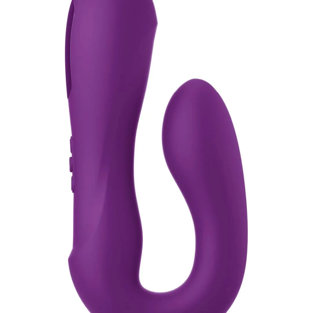 Jimmyjane Reflexx Rabbit 1 G-Spot & Clit Hugging Warming Vibrator - Purple