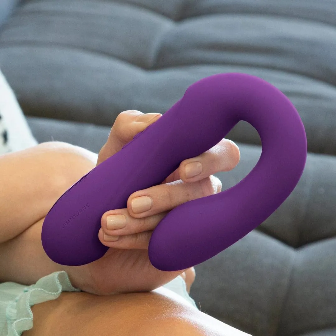 Jimmyjane Reflexx Rabbit 1 G-Spot & Clit Hugging Warming Vibrator - Purple