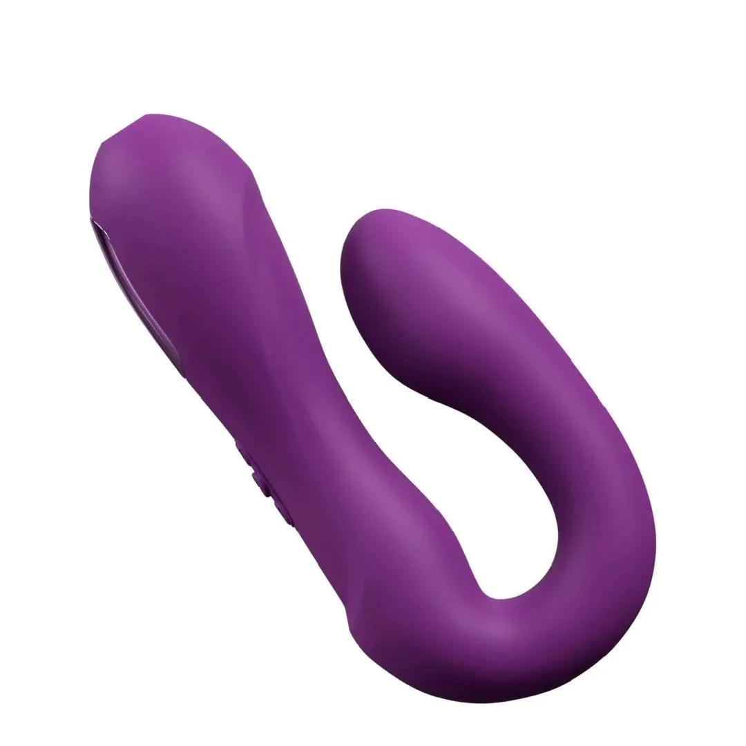 Jimmyjane Reflexx Rabbit 1 G-Spot & Clit Hugging Warming Vibrator - Purple