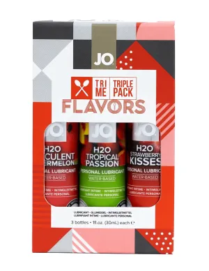 JO Tri-Me Triple Pack 1oz Flavored Lubricants