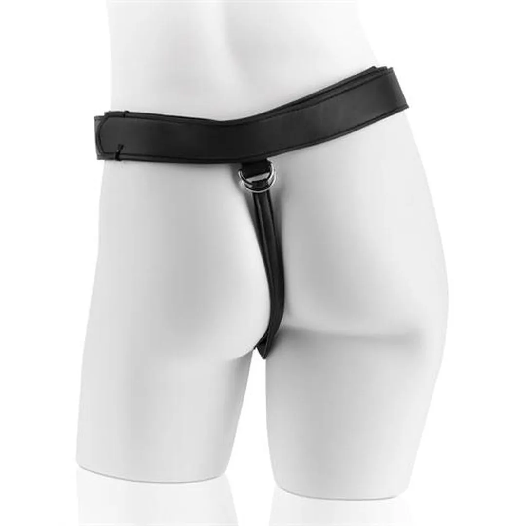 King Cock Strap-on Harness With 8 Brown Cock