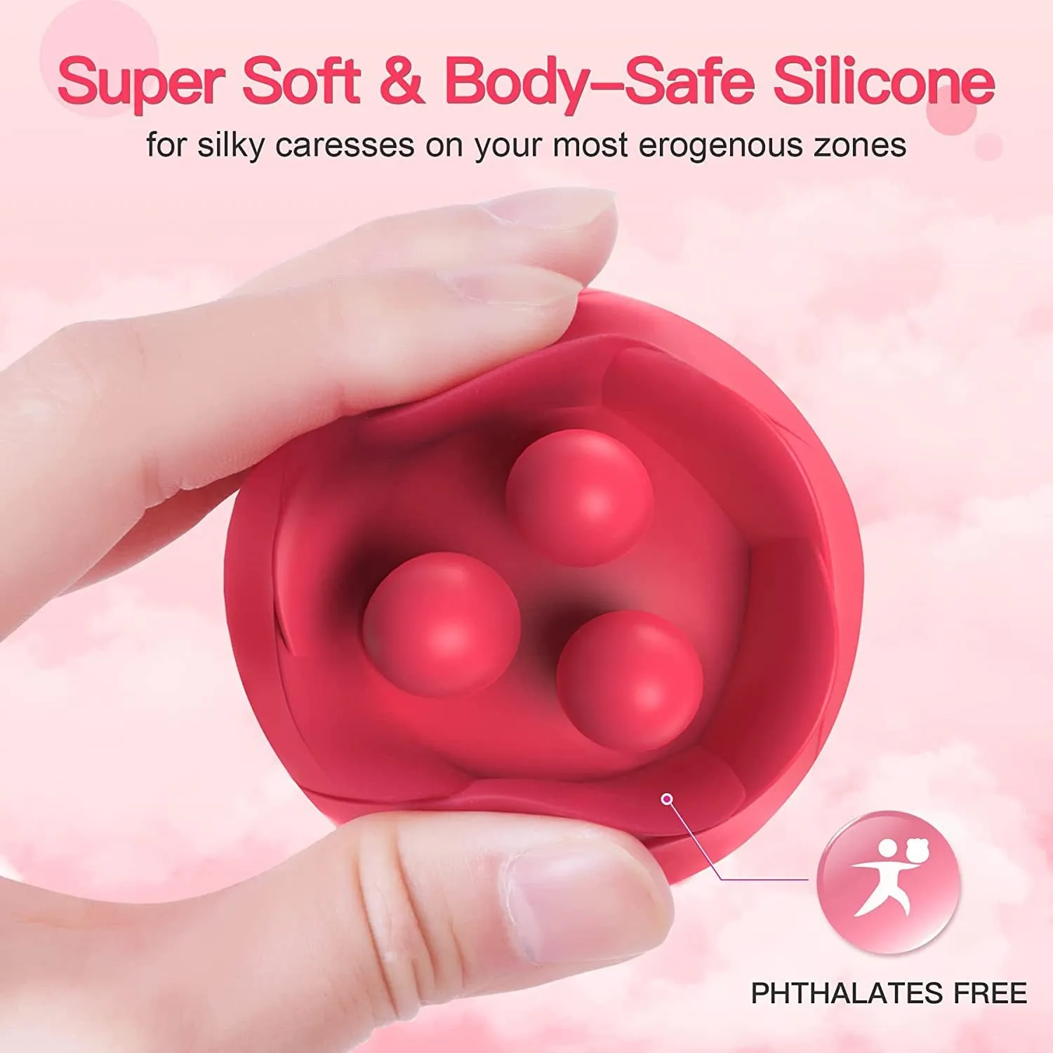 KittyRose - Rotating Rose Toy & Thrusting Vibrator 
