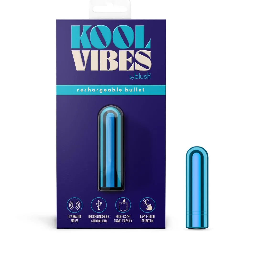 Kool Vibes Rechargeable Mini Bullet - Blue