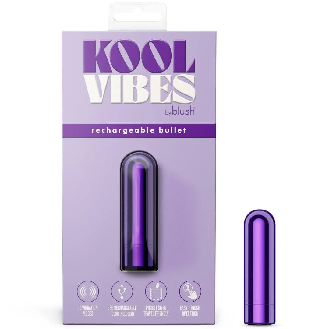 Kool Vibes Rechargeable Mini Bullet - Purple