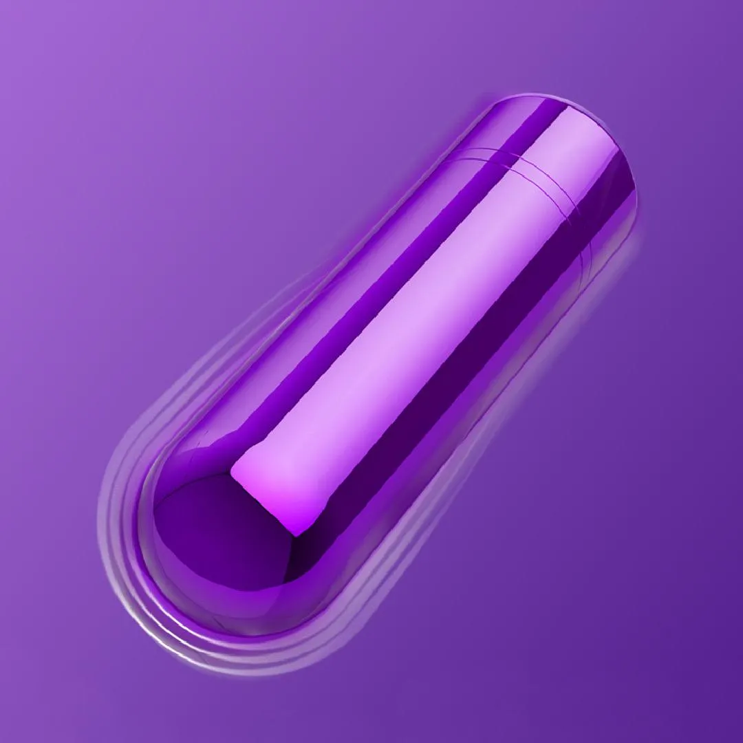 Kool Vibes Rechargeable Mini Bullet - Purple
