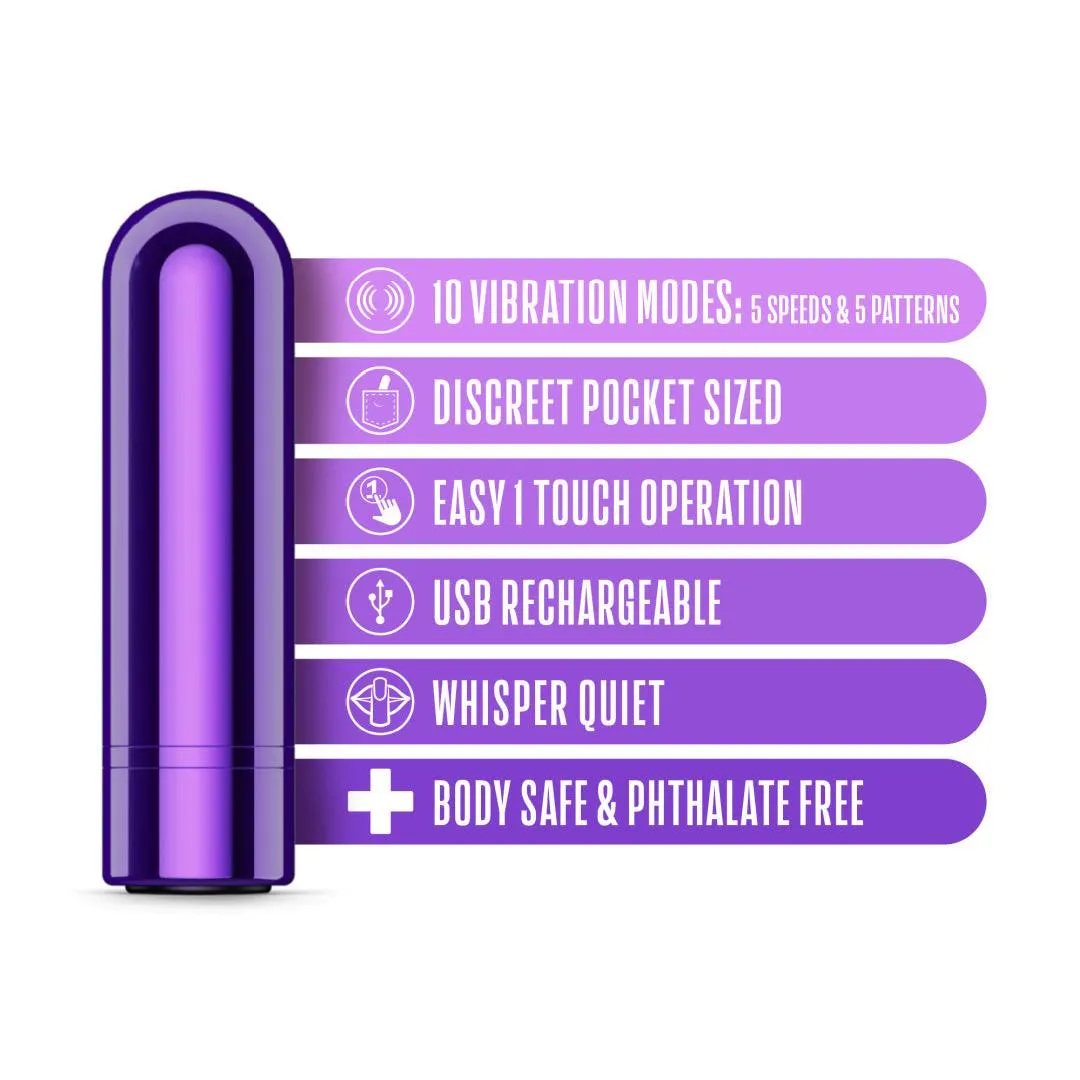 Kool Vibes Rechargeable Mini Bullet - Purple
