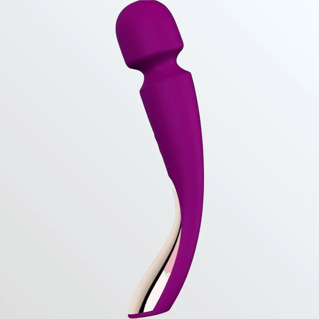 LELO Smart Wand 2 Large Vibrating Clitoral Massager - Deep Rose