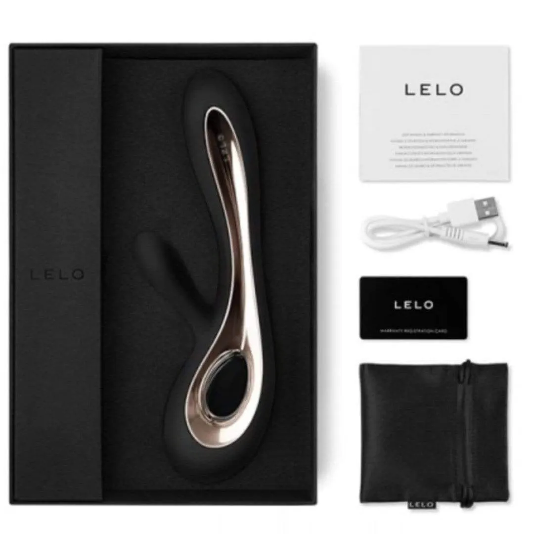LELO Soraya 2 Rechargeable Rabbit Vibrator - Black