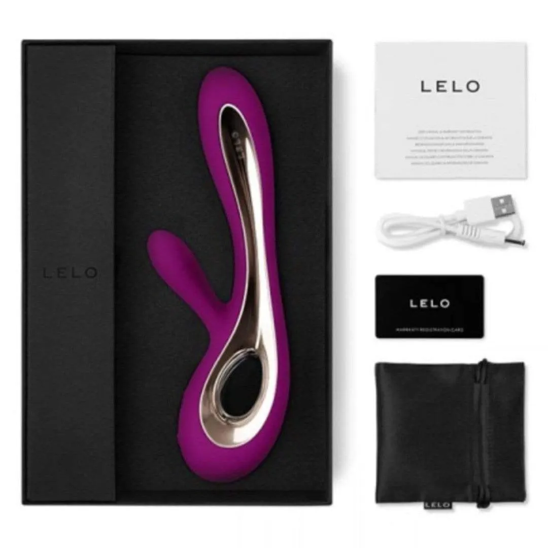 LELO Soraya 2 Rechargeable Rabbit Vibrator - Deep Rose