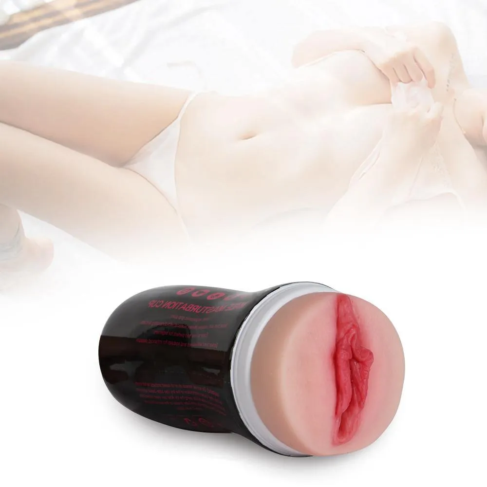 Lifelike Male Masturbator Pocket Pussy 3D Realistic Textured Powerful Suck Vagina