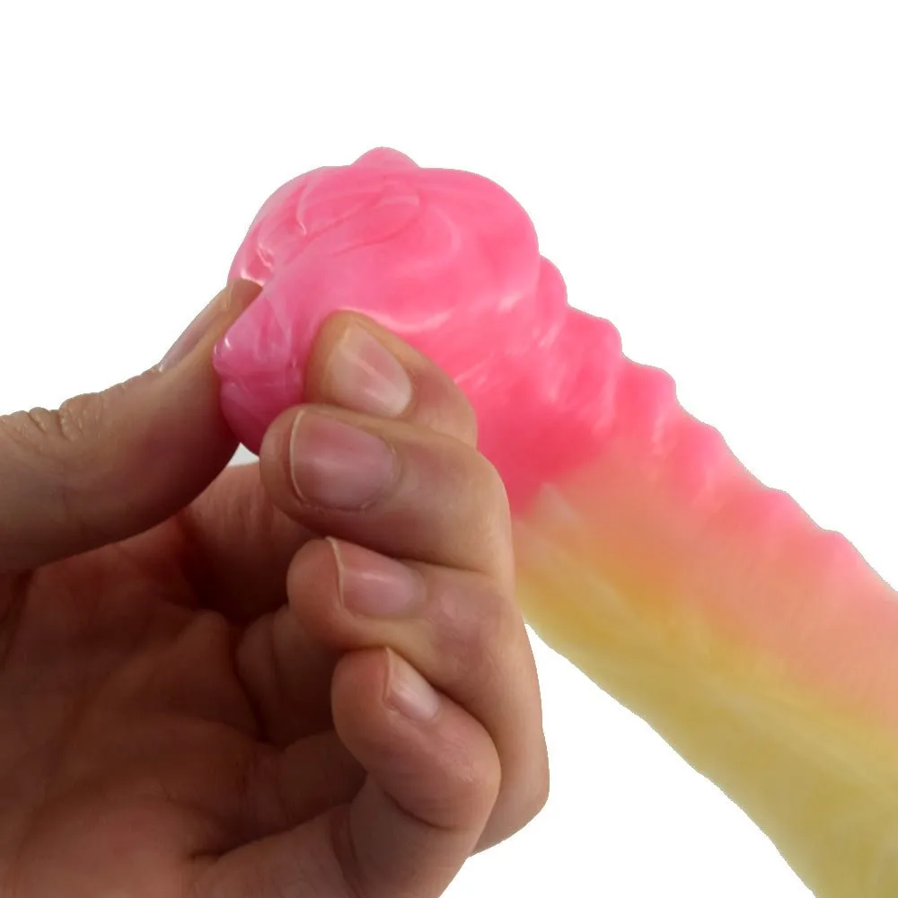 Long Snakehead Dildo with Suction Cup