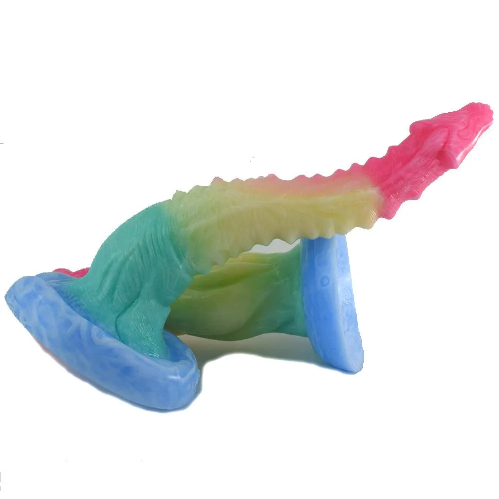 Long Snakehead Dildo with Suction Cup