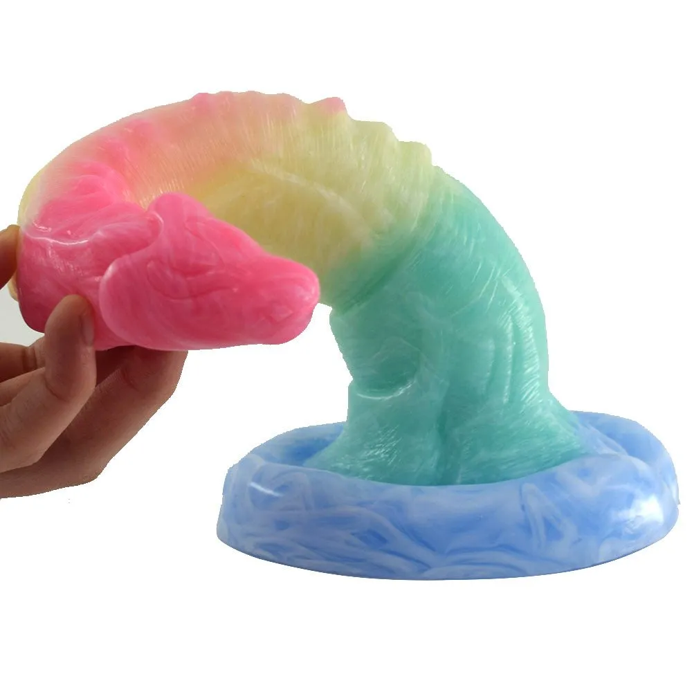 Long Snakehead Dildo with Suction Cup