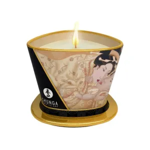 Lumânare pentru masaj SHUNGA Desire - Vanilla Fetish. cu uleiuri 100% naturale. aromă de vanilie. 170 ml
