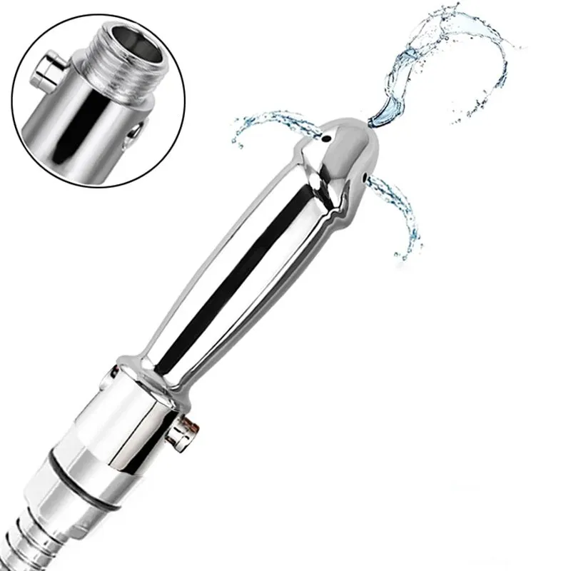 Mr Steel Penis Beginners Douche Shower Head | Anal