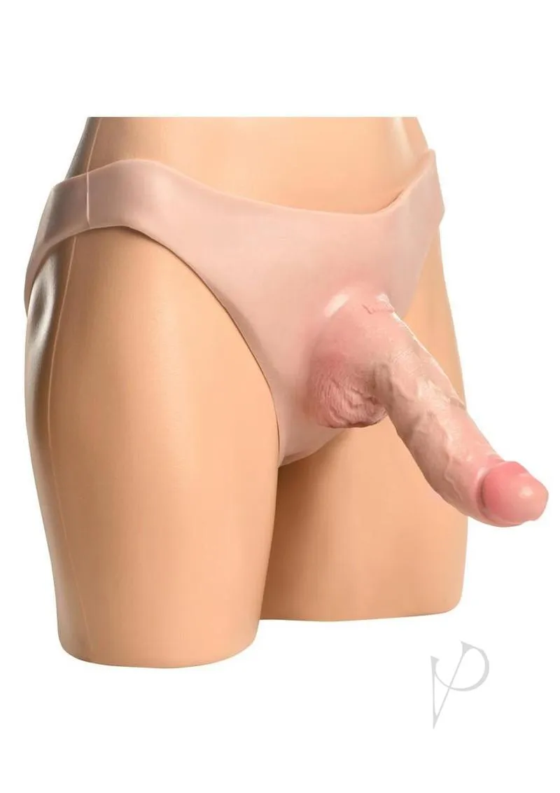 Ms Curved Hollow Strap On Flesh