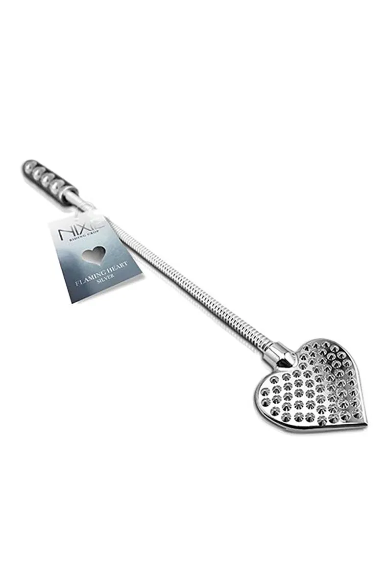 Nixie Stainless Steel Rhinestone Crop