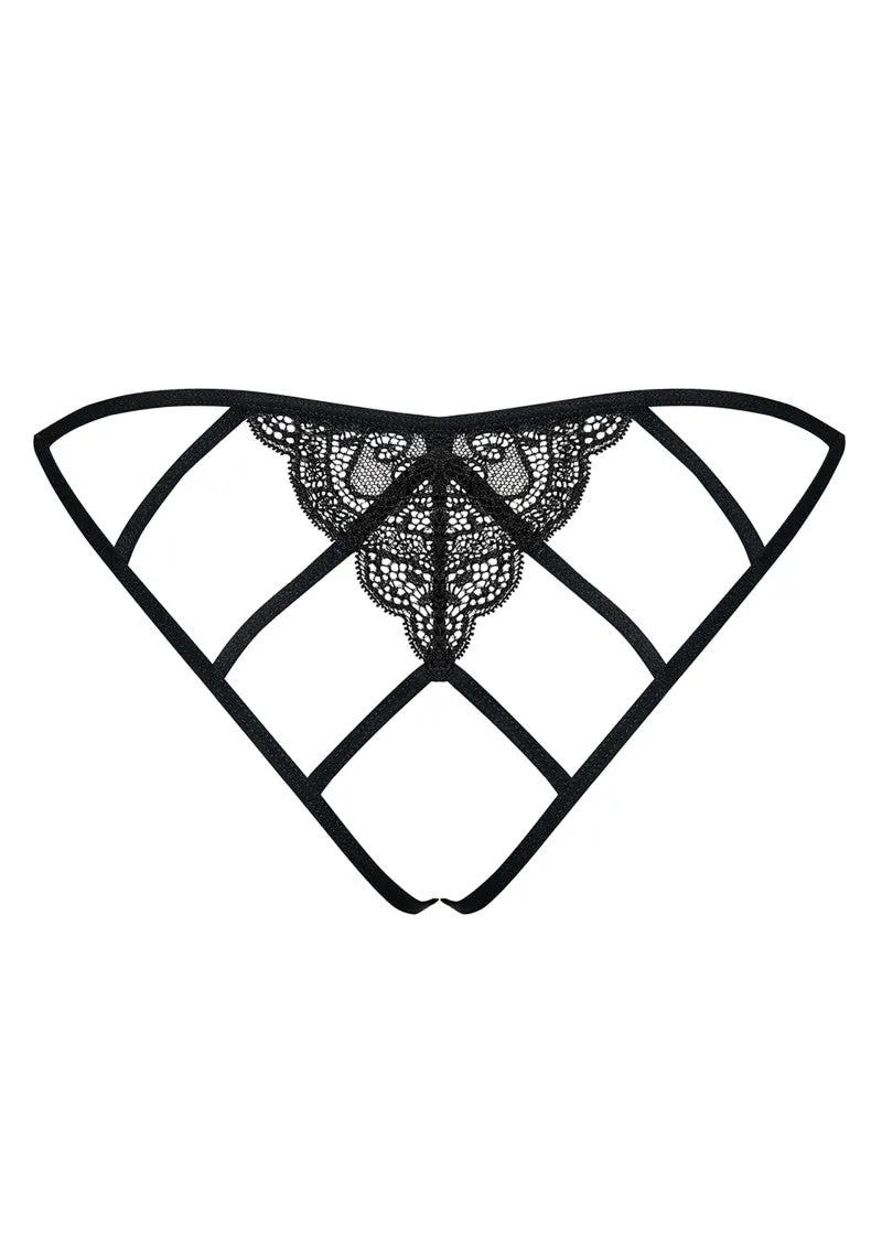 Obsessive Miamor Crotchless Panties | Lace l Panty l Crouch less l Multistretch