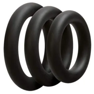 Optimale Set of 3 Thick Silicone Cock Rings