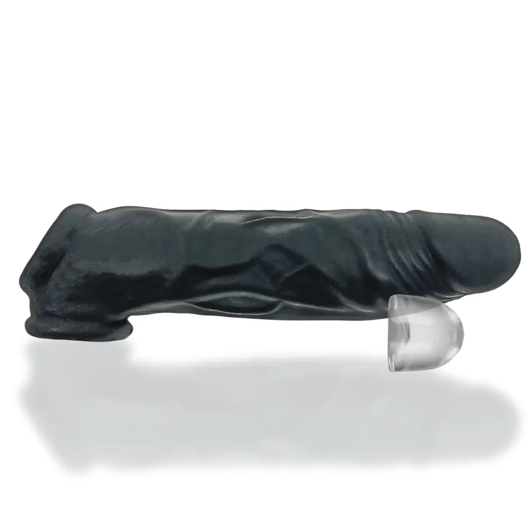 Oxballs Dicker 7.5 Inch Cock Sheath - Black Ice