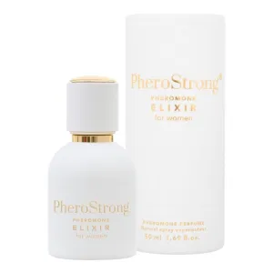Parfum cu feromoni PHEROSTRONG Elixir. pentru femei. cu note de mosc alb. ambră și vanilie de Madagascar. alb. 50 ml