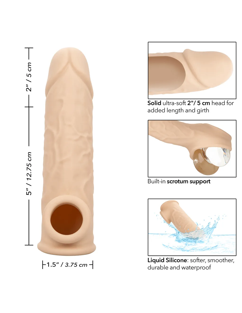 Performance Maxx Silicone Life-Like Extension 7inch
