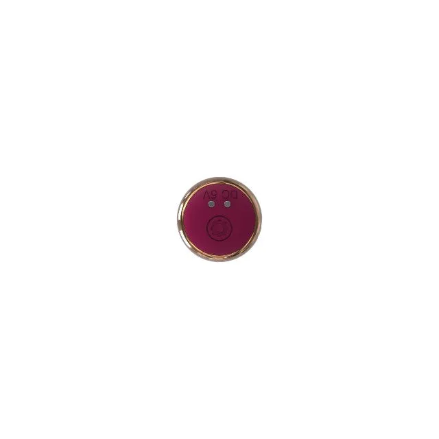 Plug anal vibrator CNT GUARD OFF Sweet Bomb Waving. control prin aplicație. 9 funcții de vibrație. 13 cm. roz cu auriu