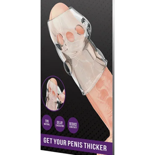 PRETTY LOVE OSCAR soft penis head sleeve CLEAR