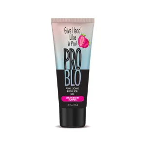 Pro Blo Strawberry Flavored Warming Edible Gel