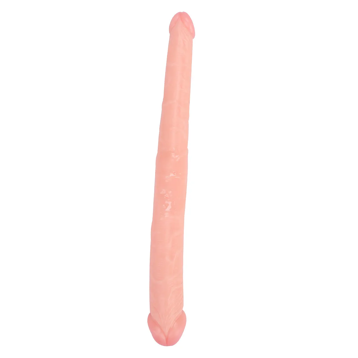 Realistic Double Ended Dildo Adult Toy Lesbian. 14.17 Inch Double Sided Dildos for Women. Waterproof Flexible Double Dong with Curved Shaft for Vaginal G-spot and Anal Play