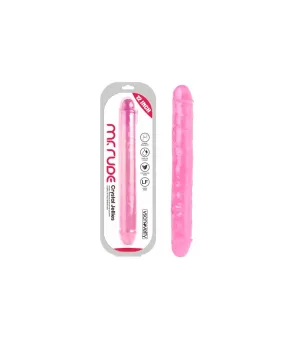 REALISTIC PENIS CRYSTAL JELLIES PINK 30.5 CM